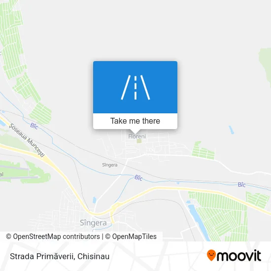 Карта Strada Primăverii