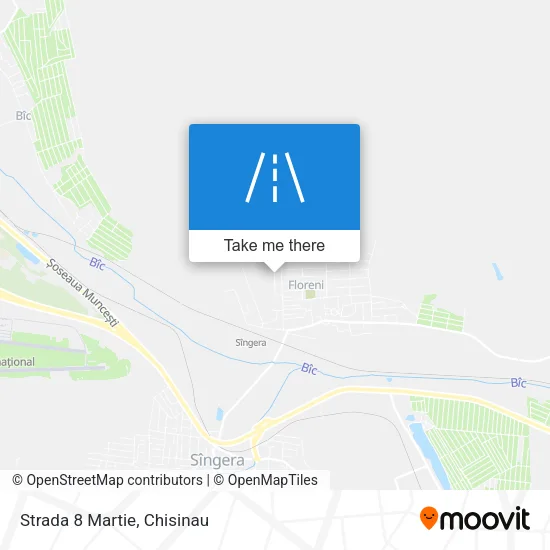 Карта Strada 8 Martie