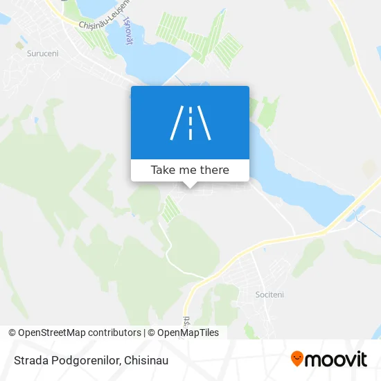 Карта Strada Podgorenilor