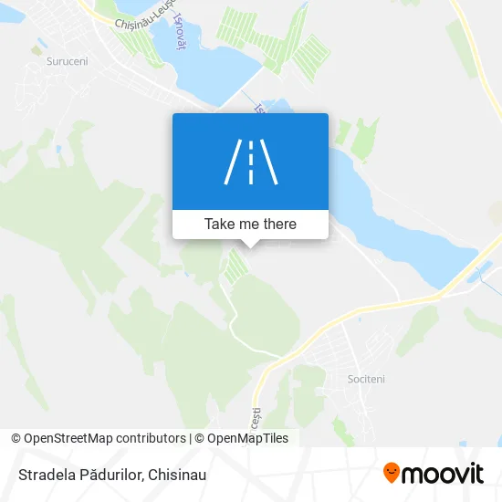 Карта Stradela Pădurilor