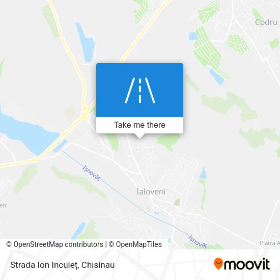 Карта Strada Ion Inculeț