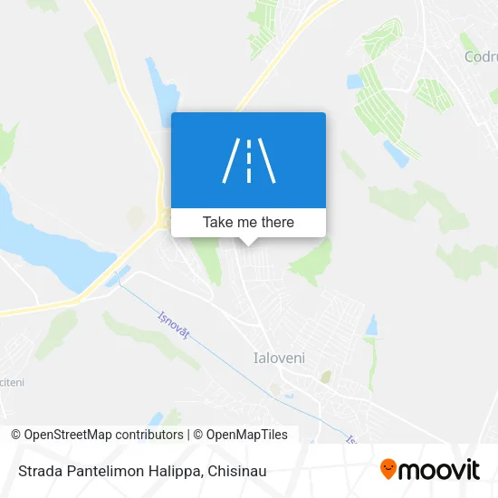 Карта Strada Pantelimon Halippa