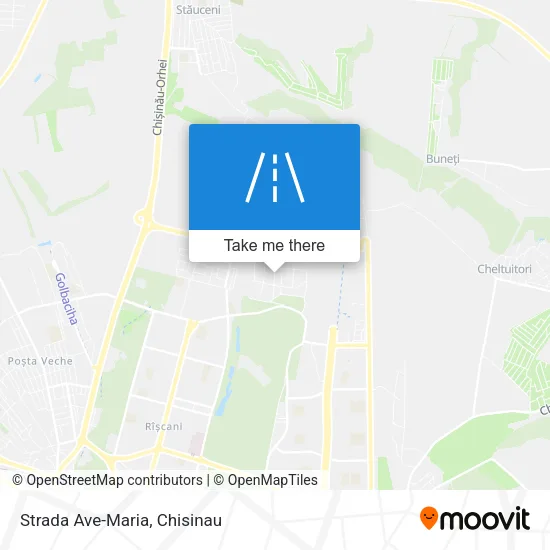 Карта Strada Ave-Maria