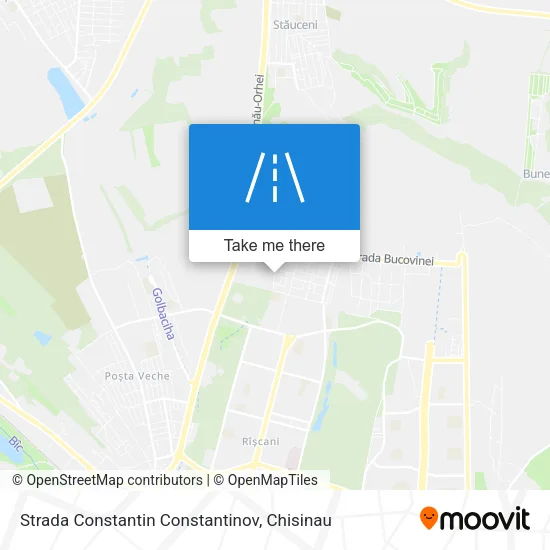 Карта Strada Constantin Constantinov