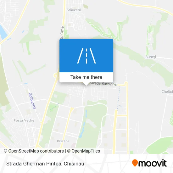 Карта Strada Gherman Pintea