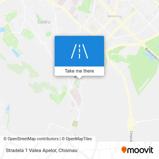 Карта Stradela 1 Valea Apelor