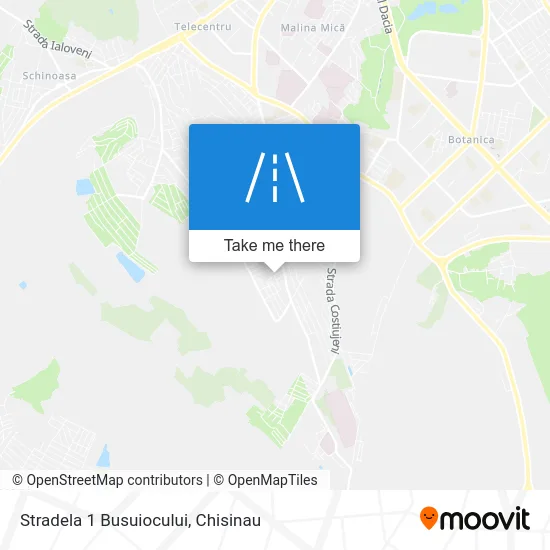 Карта Stradela 1 Busuiocului