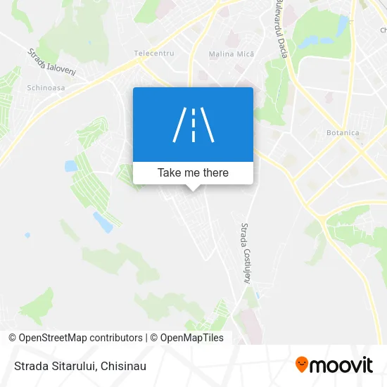 Карта Strada Sitarului