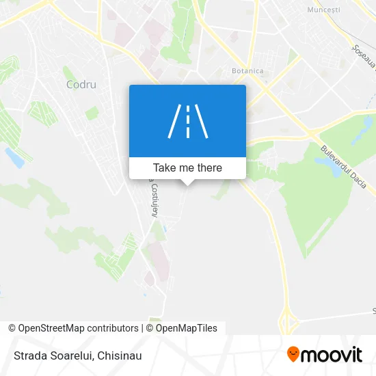 Карта Strada Soarelui