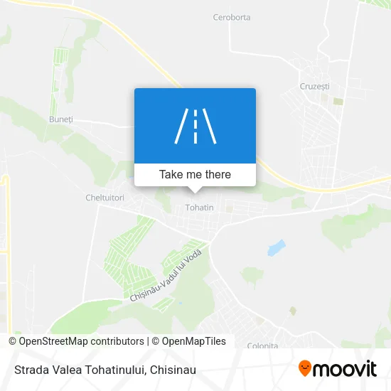 Карта Strada Valea Tohatinului