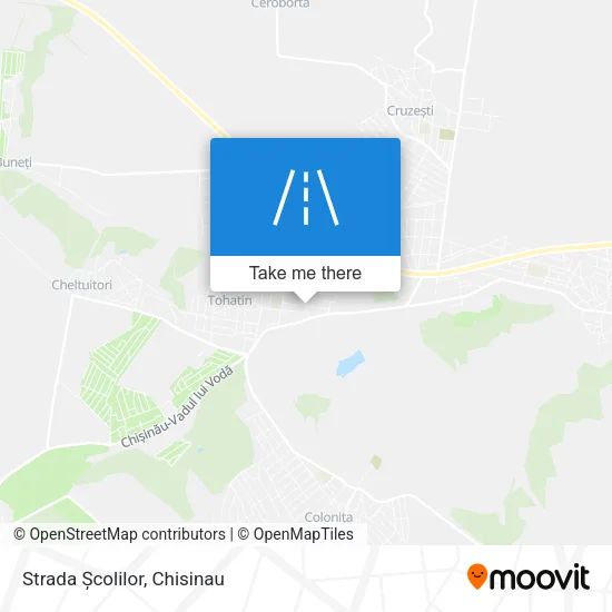 Карта Strada Școlilor