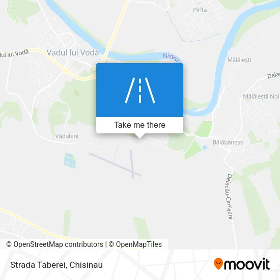 Карта Strada Taberei
