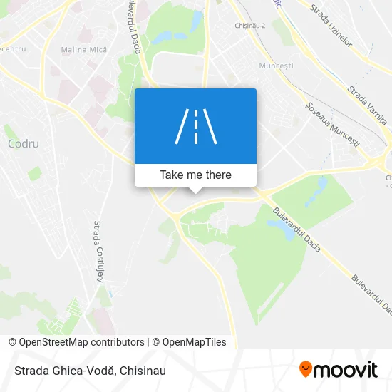 Карта Strada Ghica-Vodă