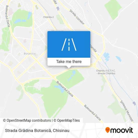 Карта Strada Grădina Botanică