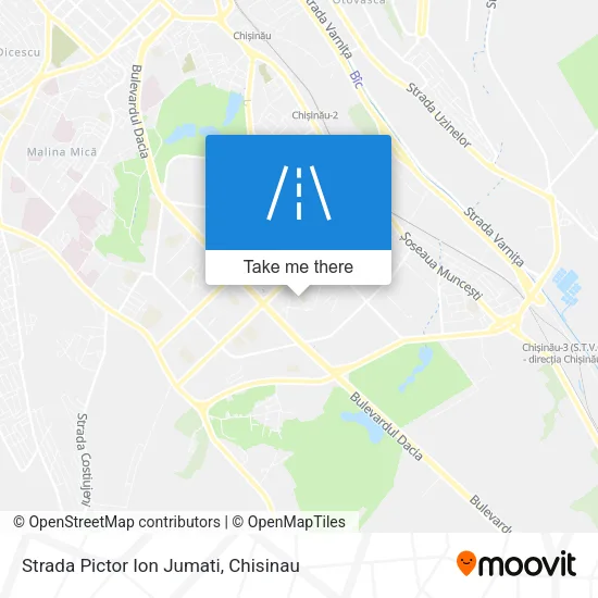 Карта Strada Pictor Ion Jumati