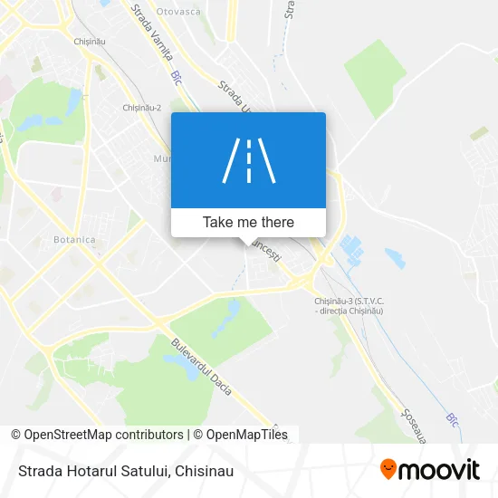 Карта Strada Hotarul Satului