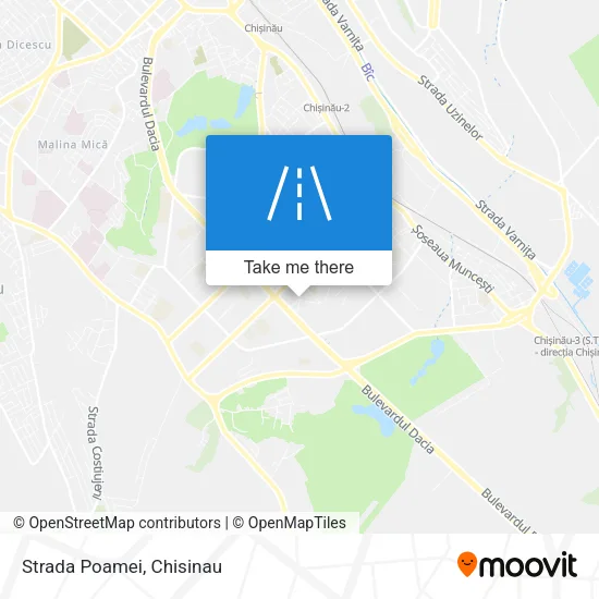 Карта Strada Poamei