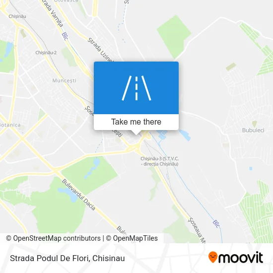 Карта Strada Podul De Flori