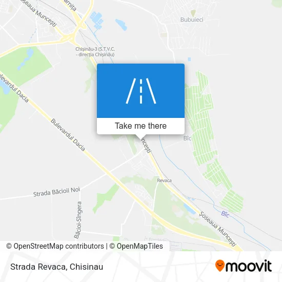 Карта Strada Revaca