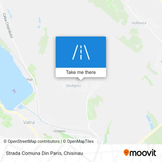Карта Strada Comuna Din Paris