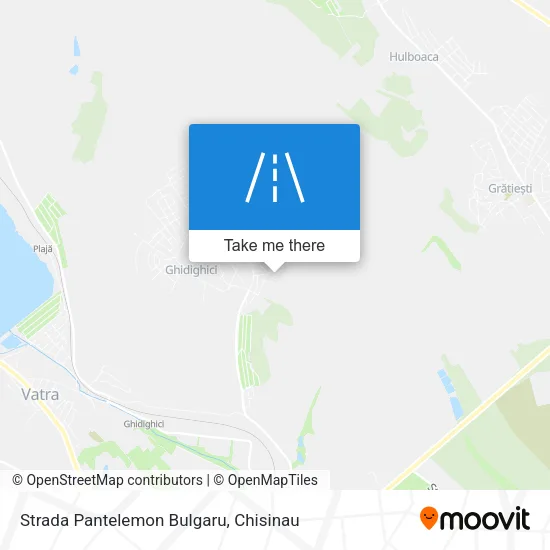 Карта Strada Pantelemon Bulgaru