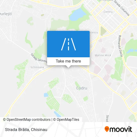 Strada Brăila map