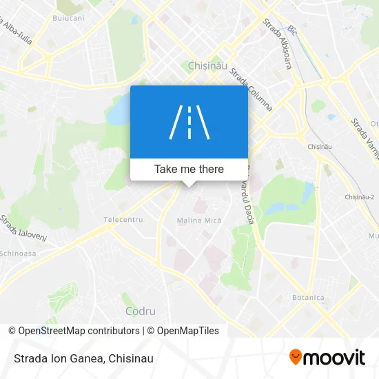 Карта Strada Ion Ganea