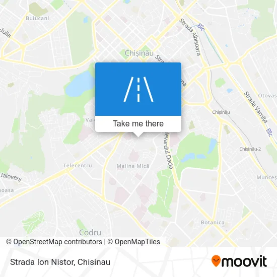 Карта Strada Ion Nistor