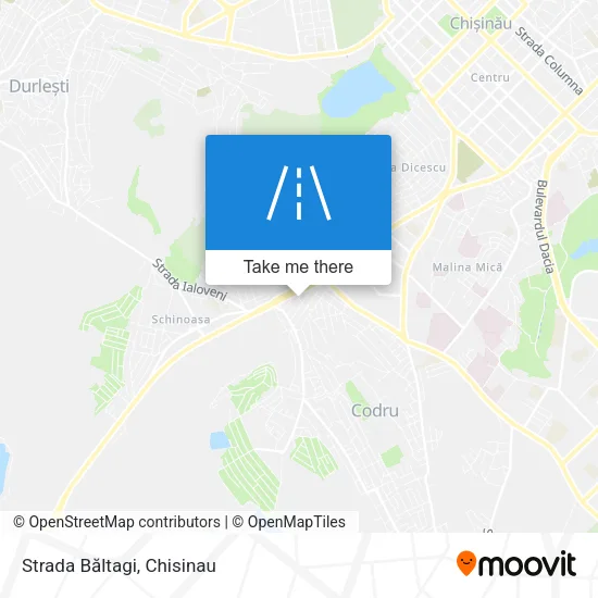 Карта Strada Băltagi