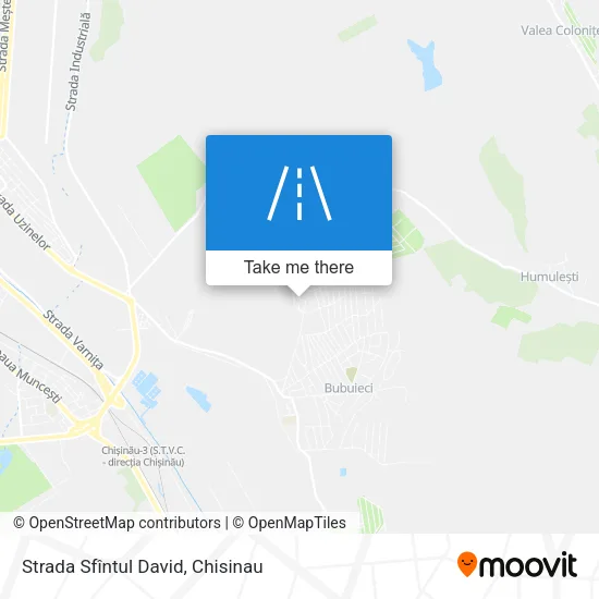 Карта Strada Sfîntul David
