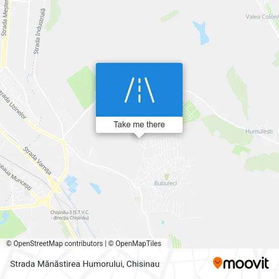 Карта Strada Mănăstirea Humorului
