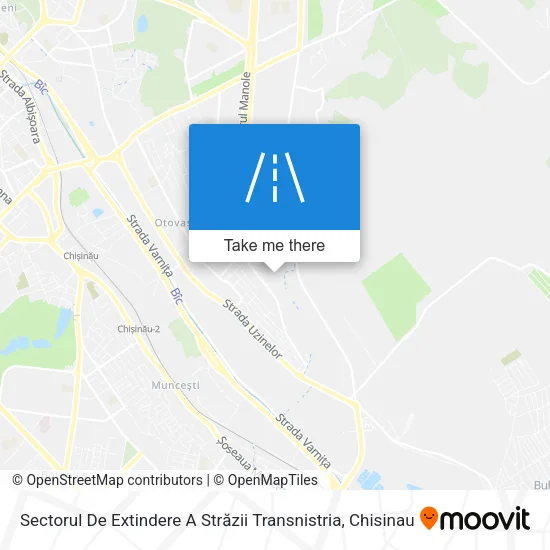 Карта Sectorul De Extindere A Străzii Transnistria