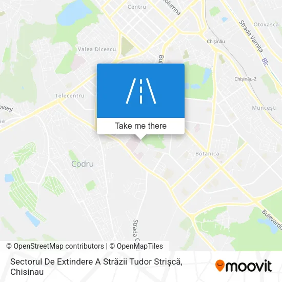 Sectorul De Extindere A Străzii Tudor Strișcă map