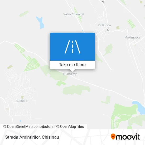 Карта Strada Amintirilor
