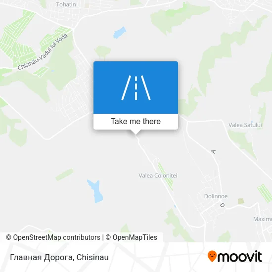 Карта Главная Дорога