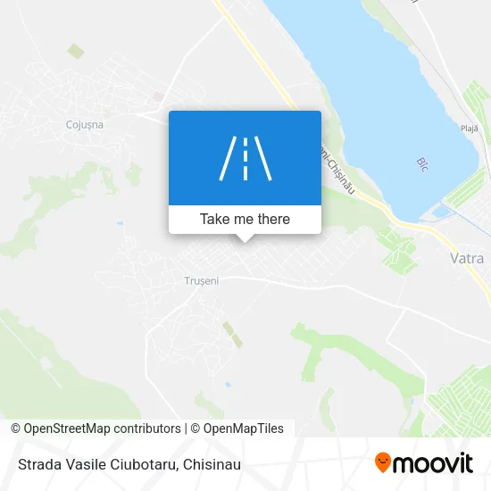 Карта Strada Vasile Ciubotaru