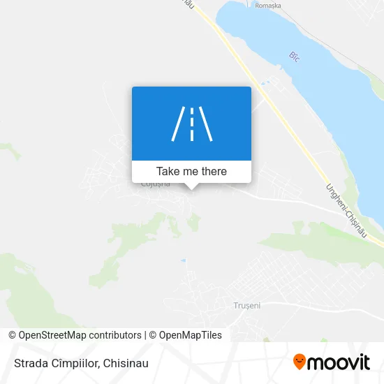 Карта Strada Cîmpiilor