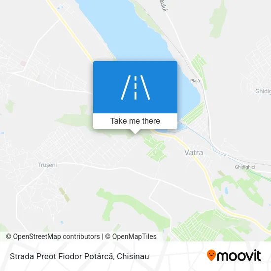 Карта Strada Preot Fiodor Potârcă