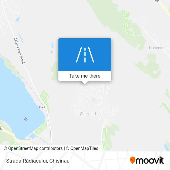 Карта Strada Rădiacului