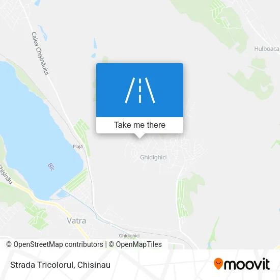 Карта Strada Tricolorul
