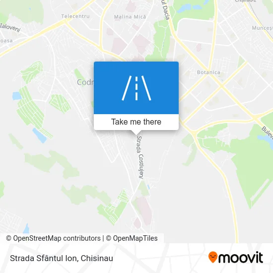 Карта Strada Sfântul Ion
