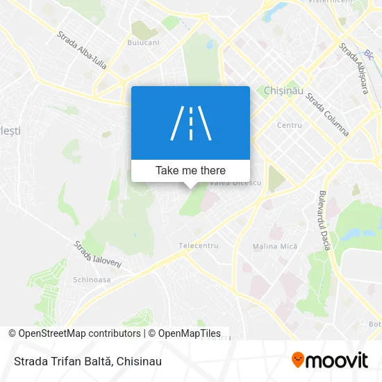 Карта Strada Trifan Baltă