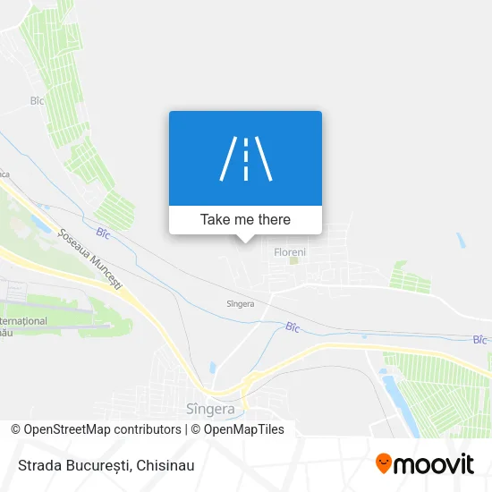 Карта Strada București