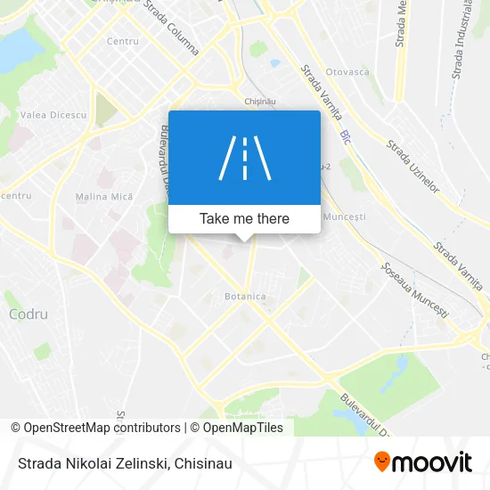 Карта Strada Nikolai Zelinski
