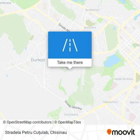 Карта Stradela Petru Cuţulab