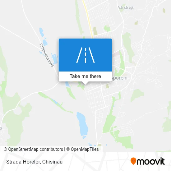 Strada Horelor map