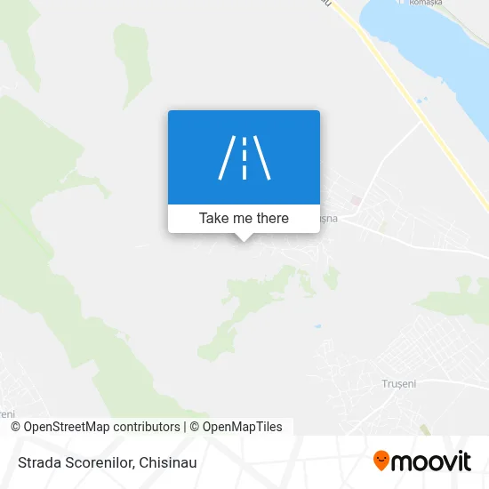 Strada Scorenilor map
