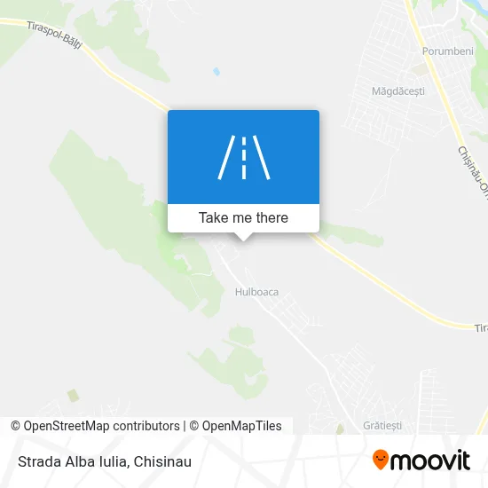 Strada Alba Iulia map