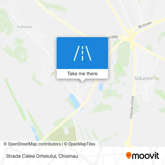 Strada Calea Orheiului map