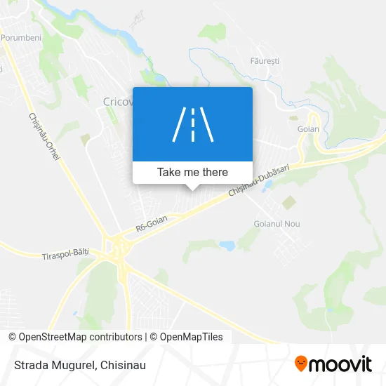 Strada Mugurel map